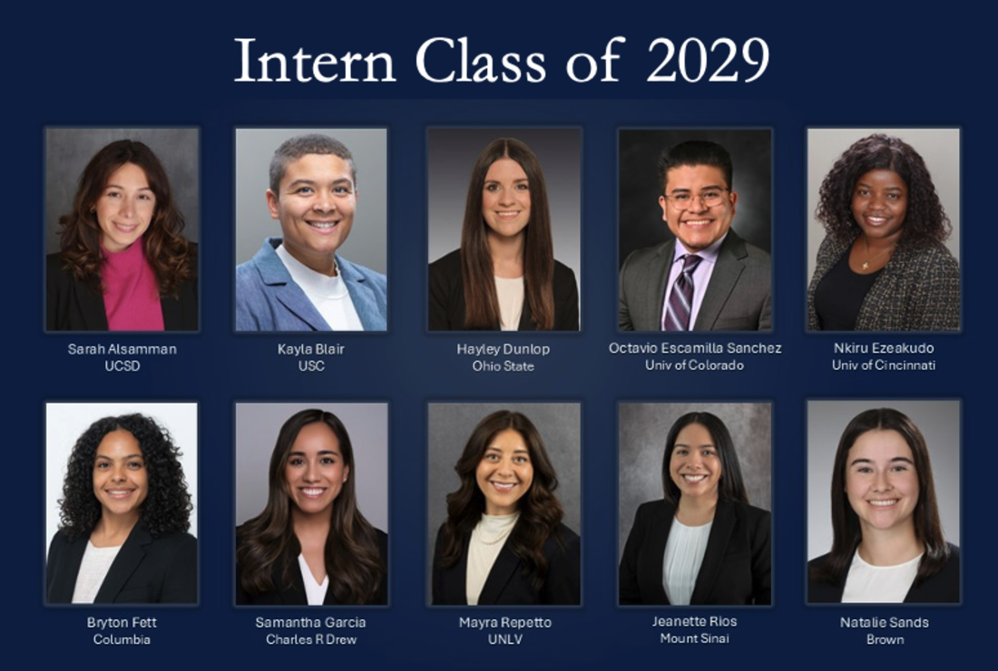 UCSF Ob/Gyn Resident Class of 2029