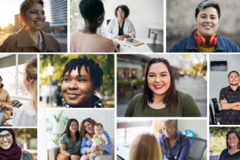 grid of smiling faces