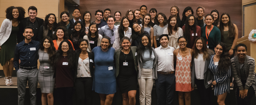 Current URI Interns and Alums at 10th Anniversary Celebration