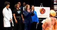 Vice President Kamala Harris meets with EMBRACE Program leaders and participants